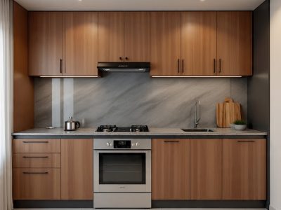 Straight Modular Kitchen Design